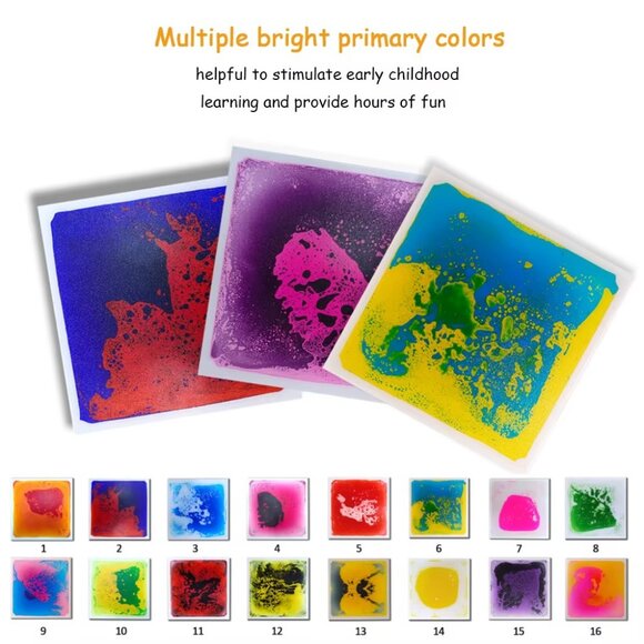Early Learning Sensory Activity 9 Mats for Toddlers - 1 Set(9 Squares) - Picture 10 of 14